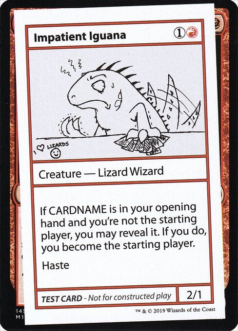 Impatient Iguana (No PW Symbol)