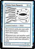 Visitor from Planet Q (No PW Symbol)
