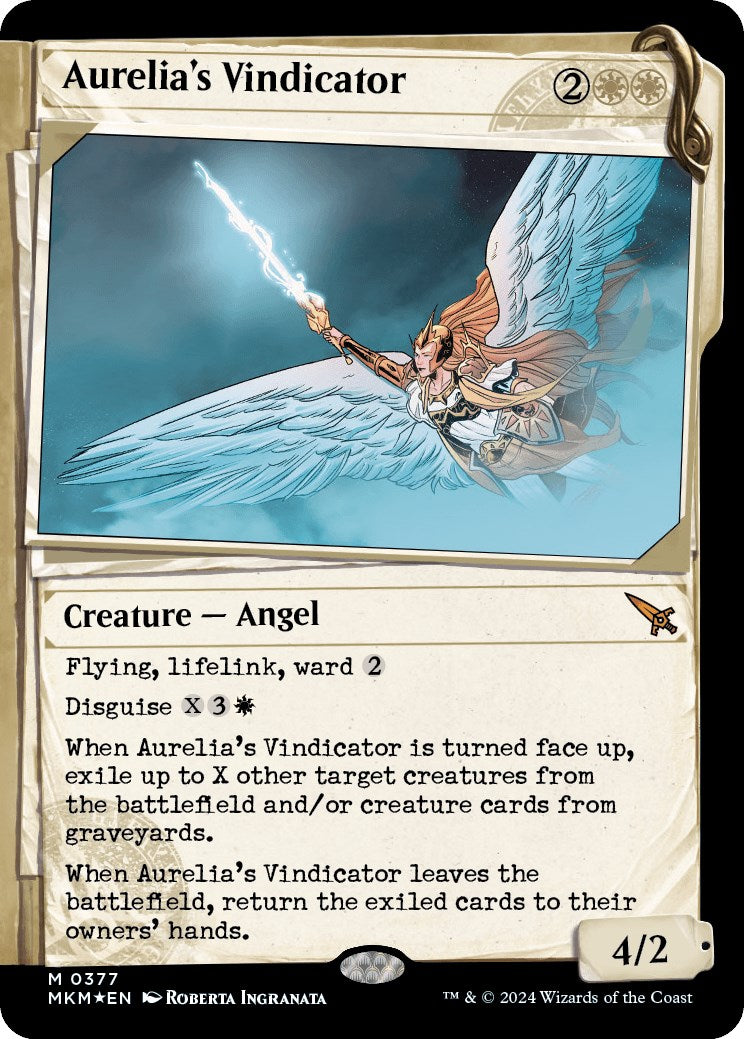 Aurelia's Vindicator (Showcase) (Invisible Ink)