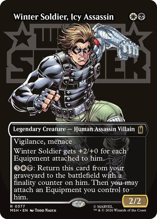 Winter Soldier, Icy Assassin (Borderless)