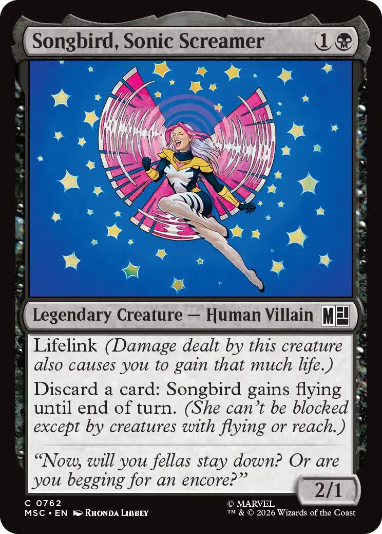 Songbird, Sonic Screamer