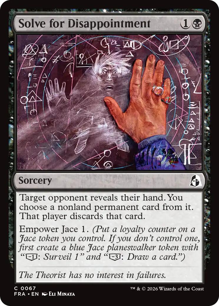 Solve for Disappointment